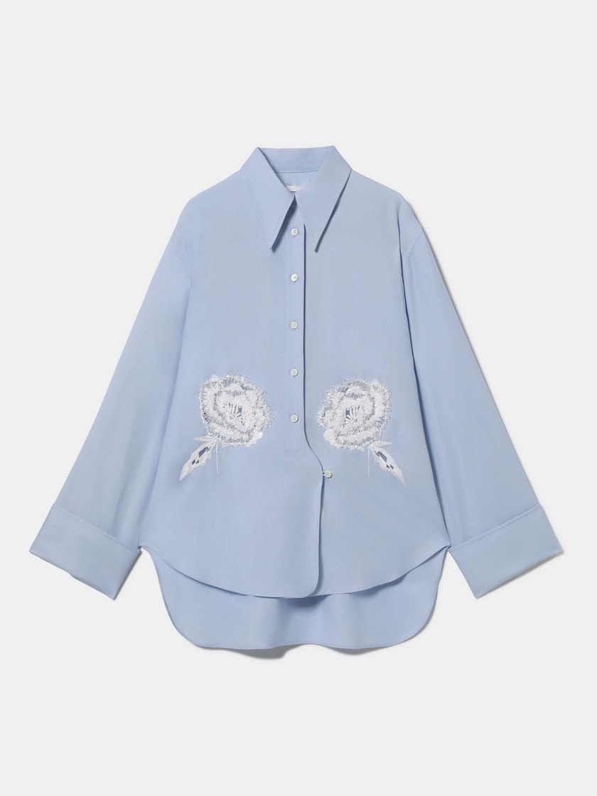 Embroidery W Cuffs Shirts
