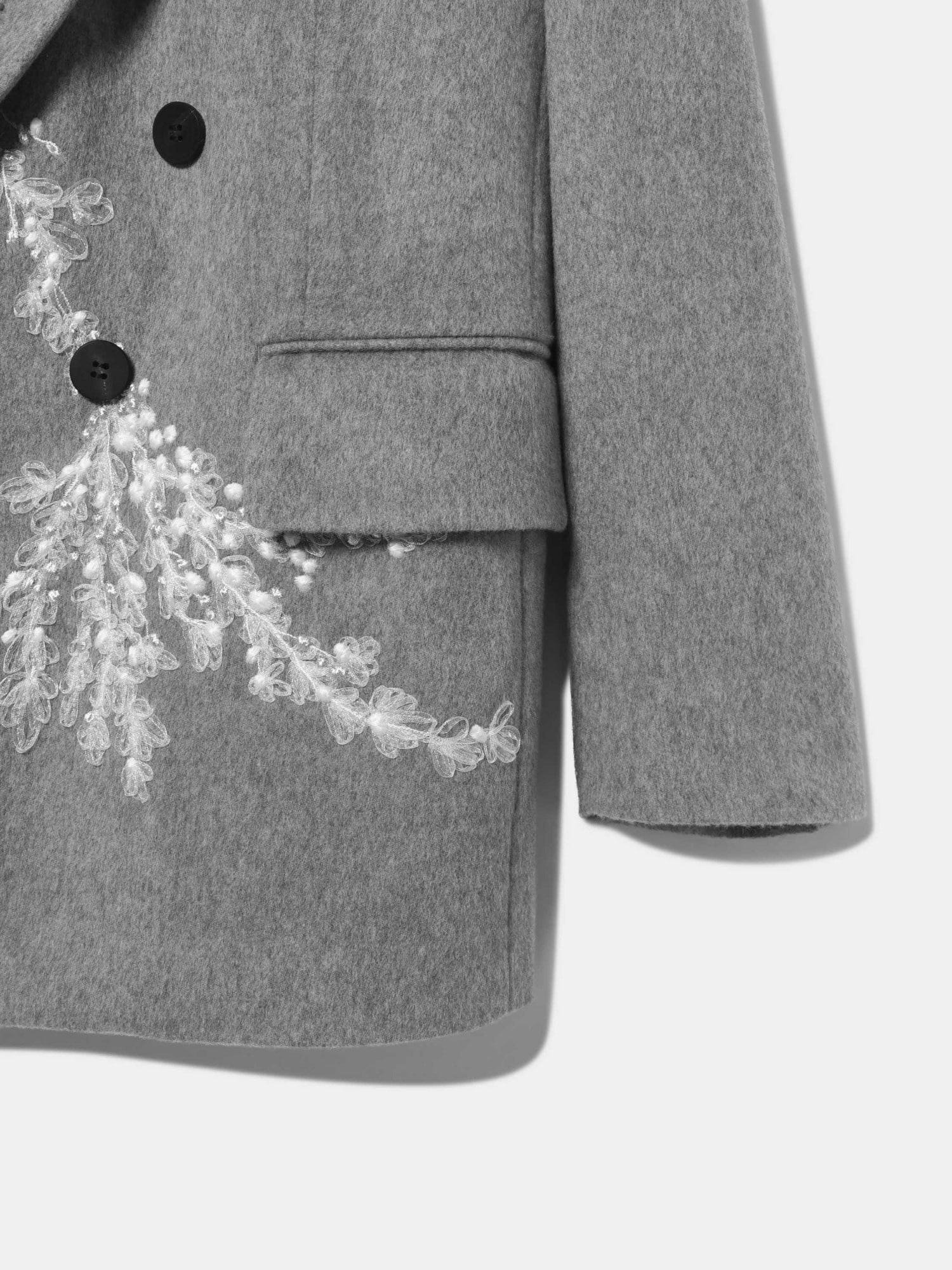 Embroidery Over Jacket MD.GREY