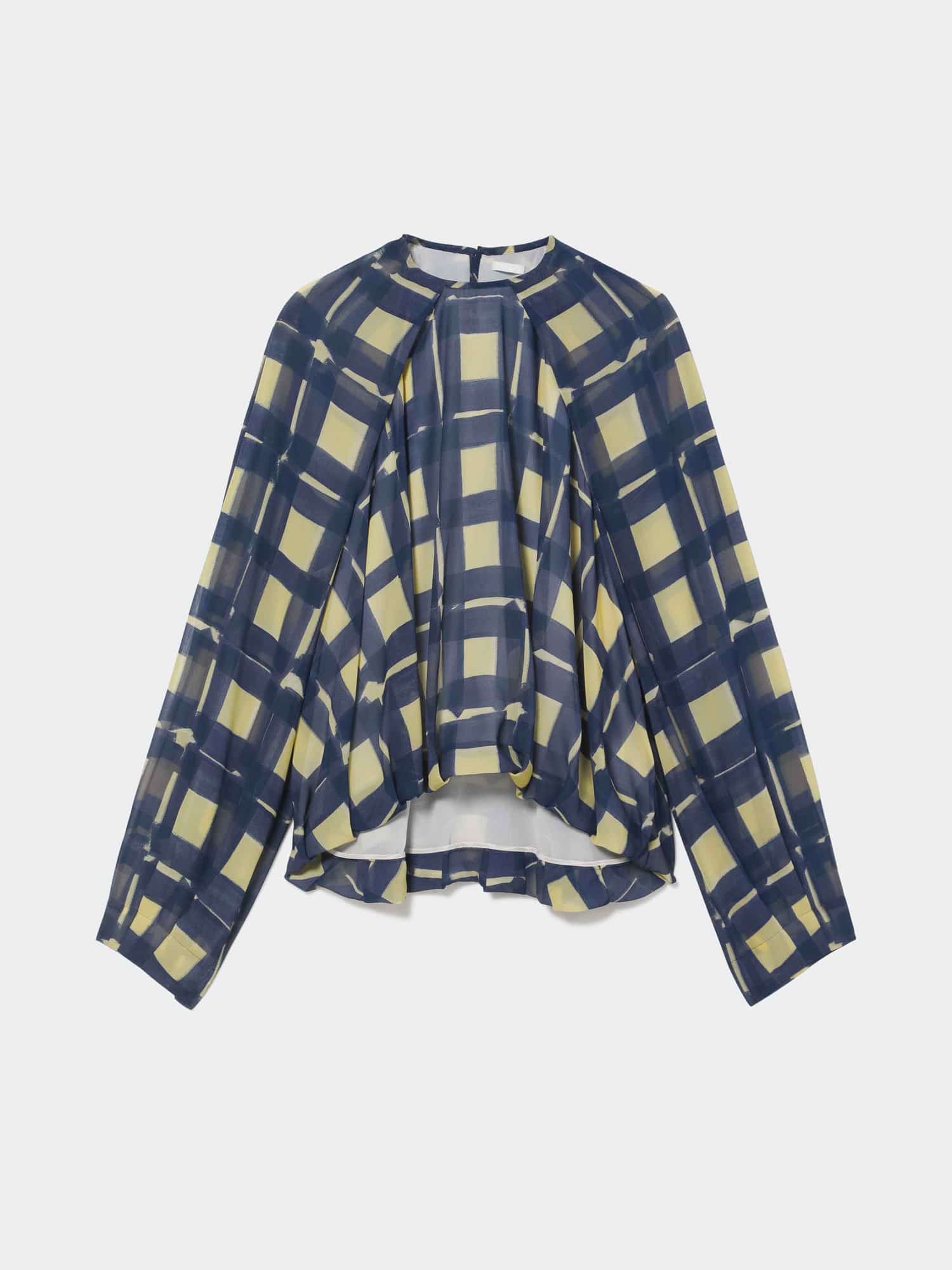 Print Georgette Blouse YELLOW